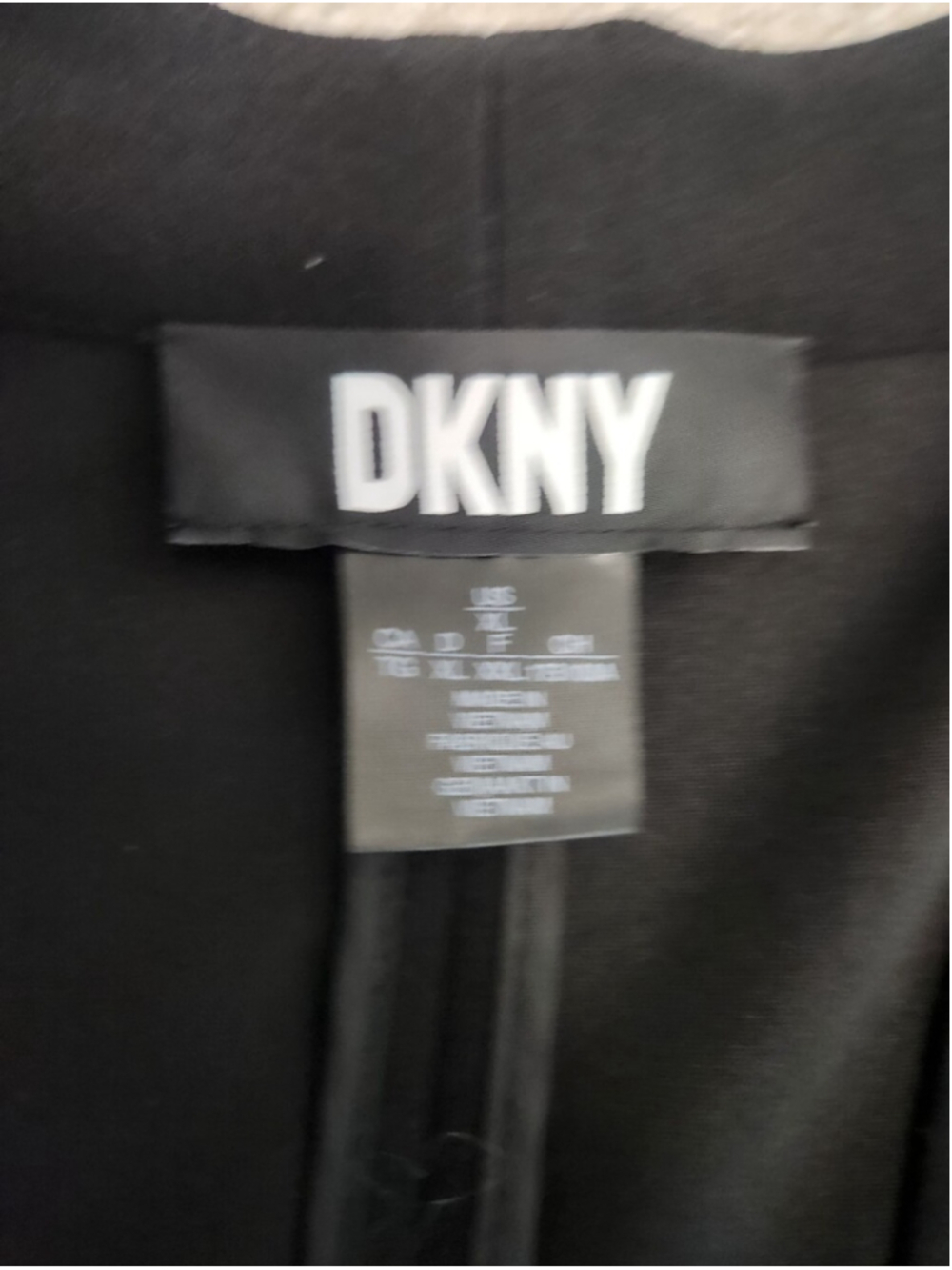 DKNY Black Blazer Workwear Professional Business Casual Corporate Academia Prep - Picture 11 of 13